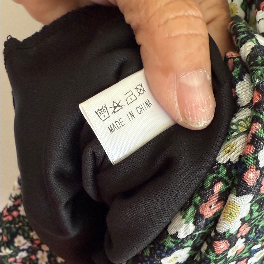 Sunday Black Floral Long Sleeve Dress - Picture 5 of 8